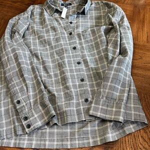 Madewell plaid blouse
